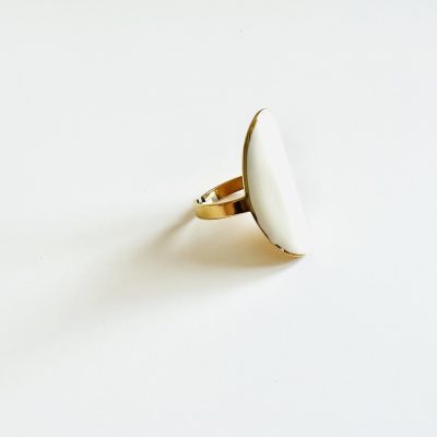 Lithops “White Almond” δαχτυλίδι