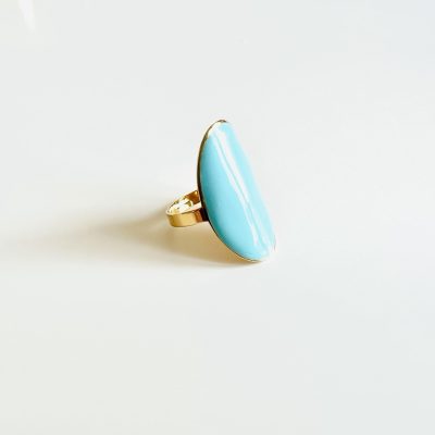 Lithops “Blue Almond” δαχτυλίδι