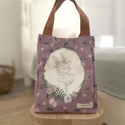 Lunch Bag “Purple Bunny”